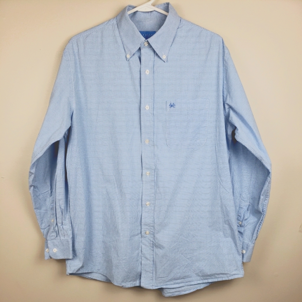 Coast Pawleys Huntington Button Up Long Sleeve Med